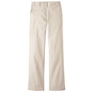 L.L. Bean Women’s Classic Fit Straight Chino Pants in Heritage Stone